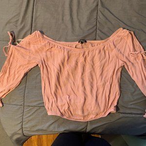 Off the shoulder going out top